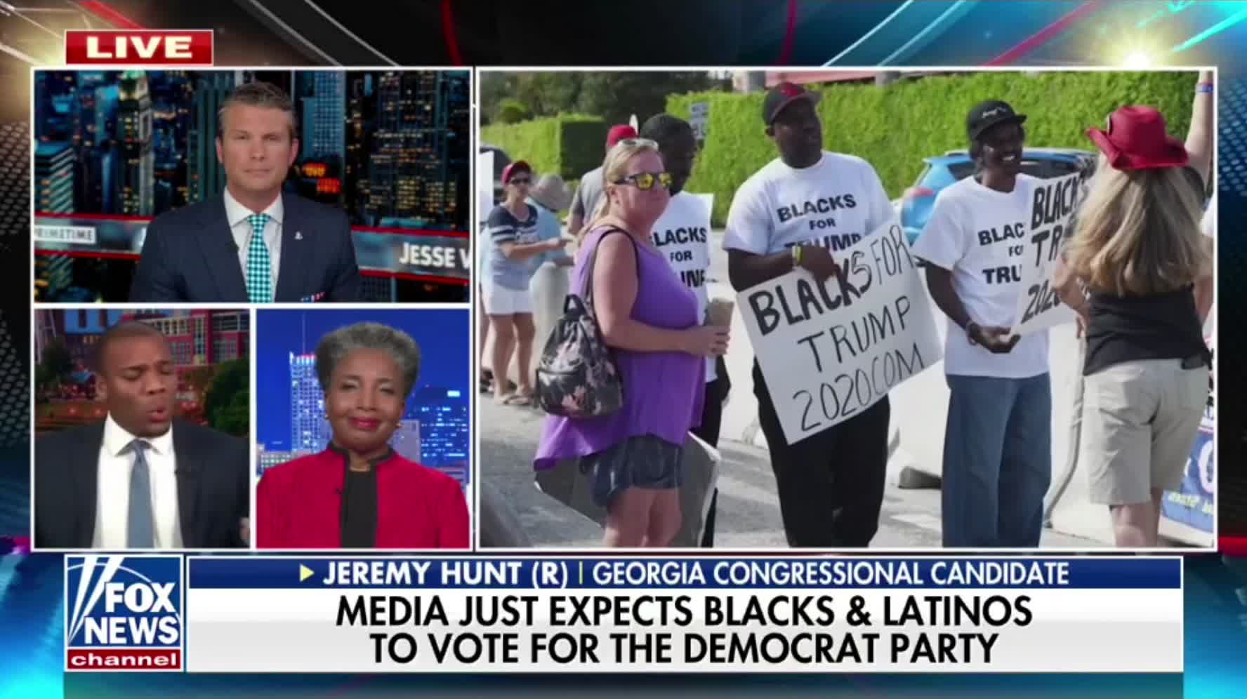 Georgia Congressional candidate Jeremy Hunt reacts to The View's Sunny Hostin saying that a black Republican is an oxymoron