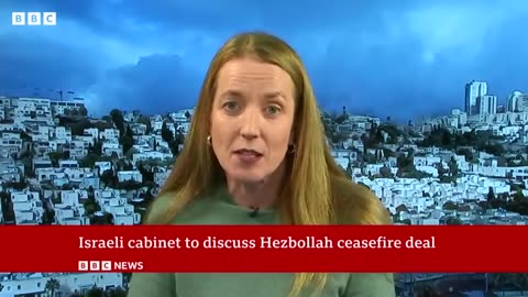 Israel and Hezbollah to discuss Lebanon ceasefire deal | BBC News