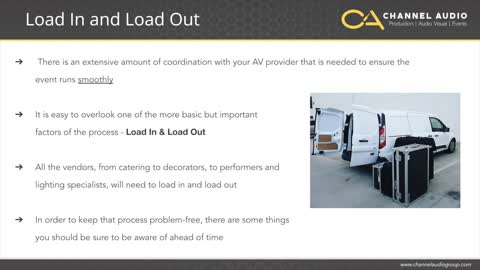 3 Steps to Guarantee a Successful Load In & Load Out