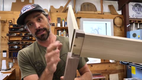 Dovetails inside a Mortise and Tenon Joint // Woodworking LIFE