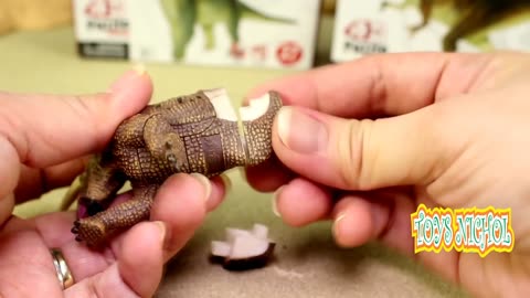 Triceratops Dino Find Goat to Lunch