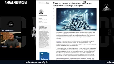 8.25.24- LT w_ Dr. Elliott- Dollar to Silver ratio increased to $438 per ounce from $250, DNC