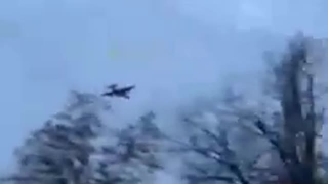 Russian SU-25 Over Krivoy Rog