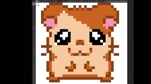 Drawing Hamster in Excel