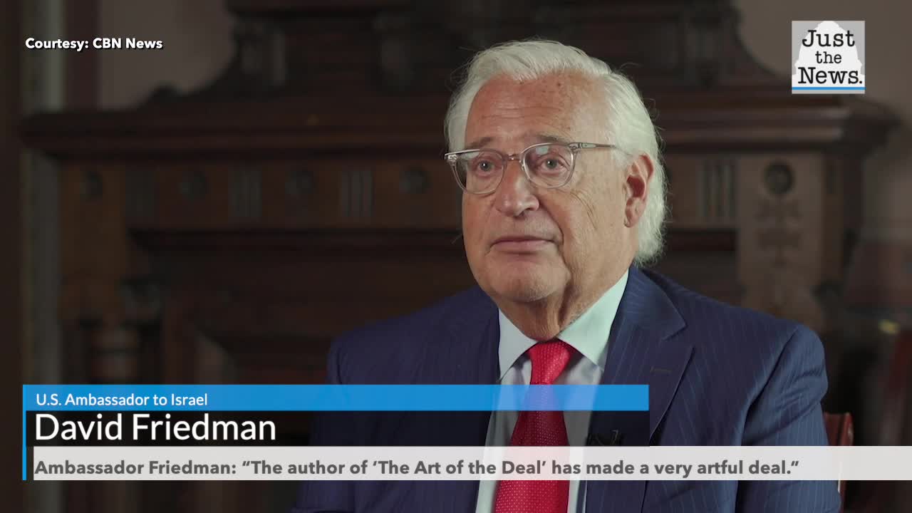 Host of Pod's Honest Truth David Brody speaks with U.S. Ambassador to Israel, David Friedman