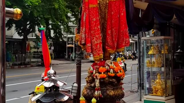 GANESHA SHRINE IN BANGKOK, THAILAND