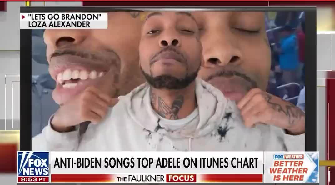 Fox News covers the “Let’s go Brandon” songs topping the mainstream music charts