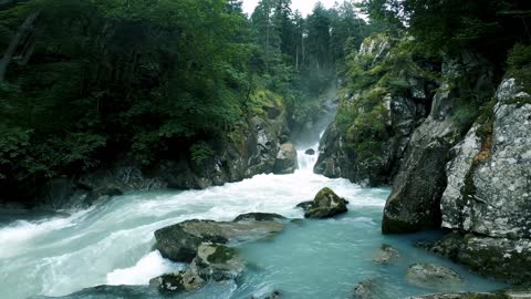 waterfalls and birds singing Relaxing, meditation Music Stress relief sleeping and studying Music