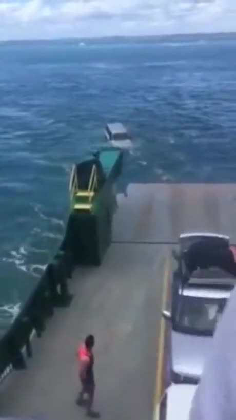 Remember the Handbrake Always! #safetyfirst #ferry