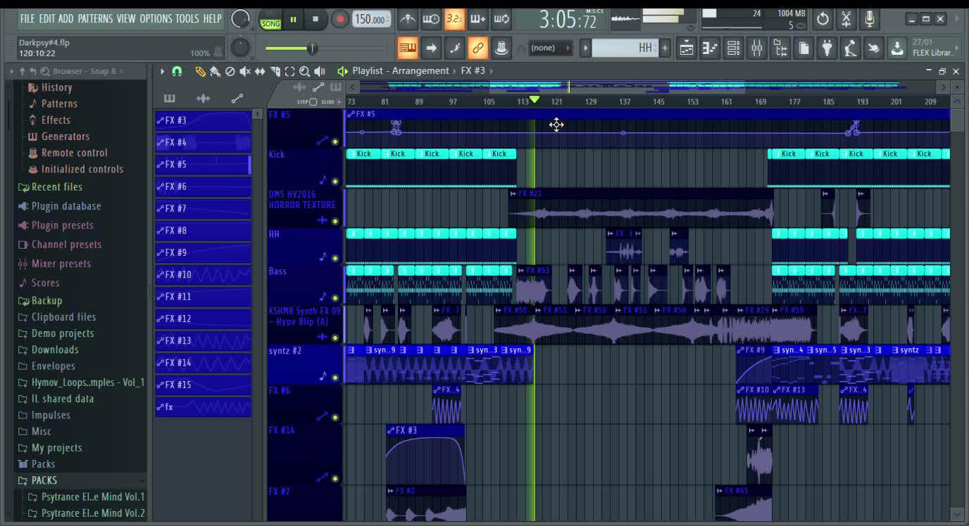 Darkpsy produção FL STUDIO Full track