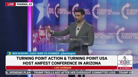 FULL SPEECH: Ben Shapiro Speaks at TPUSA's America Fest Conference: Day One - 12/19/24