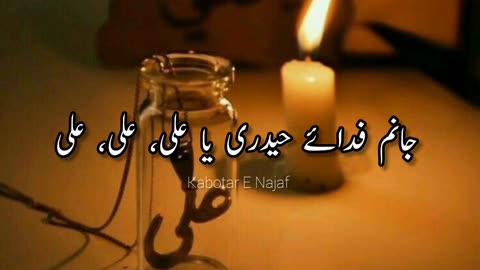Janam Fida E Haideri Ya Ali lyrics urdu - Amjad Baltistani - Manqabat Lyrics.mp4