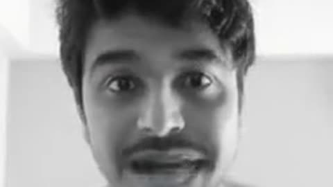 Funny cute video of a man singing