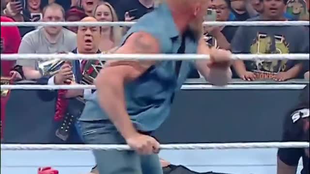 Brock lesnar smashes roman reigns.friday night smackdown-18/06/3022