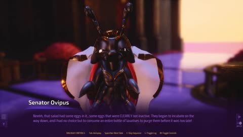 senator ovipus all dialogue/cutscenes subverse