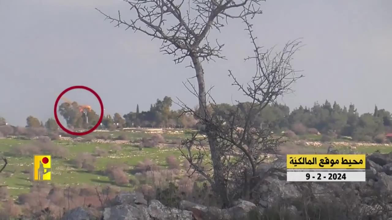 Hezbollah resistance fighters targeting several Israeli army positions