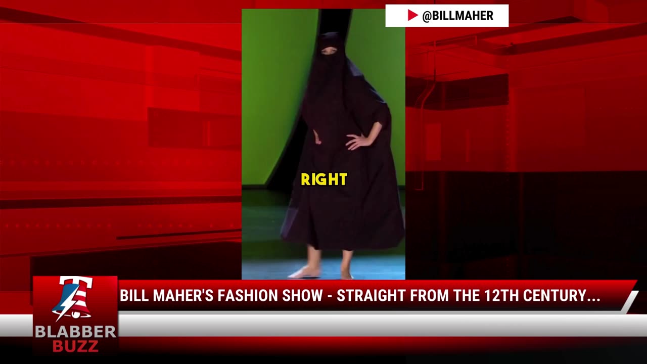 Bill Maher's Fashion Show - Straight from The 12th Century...