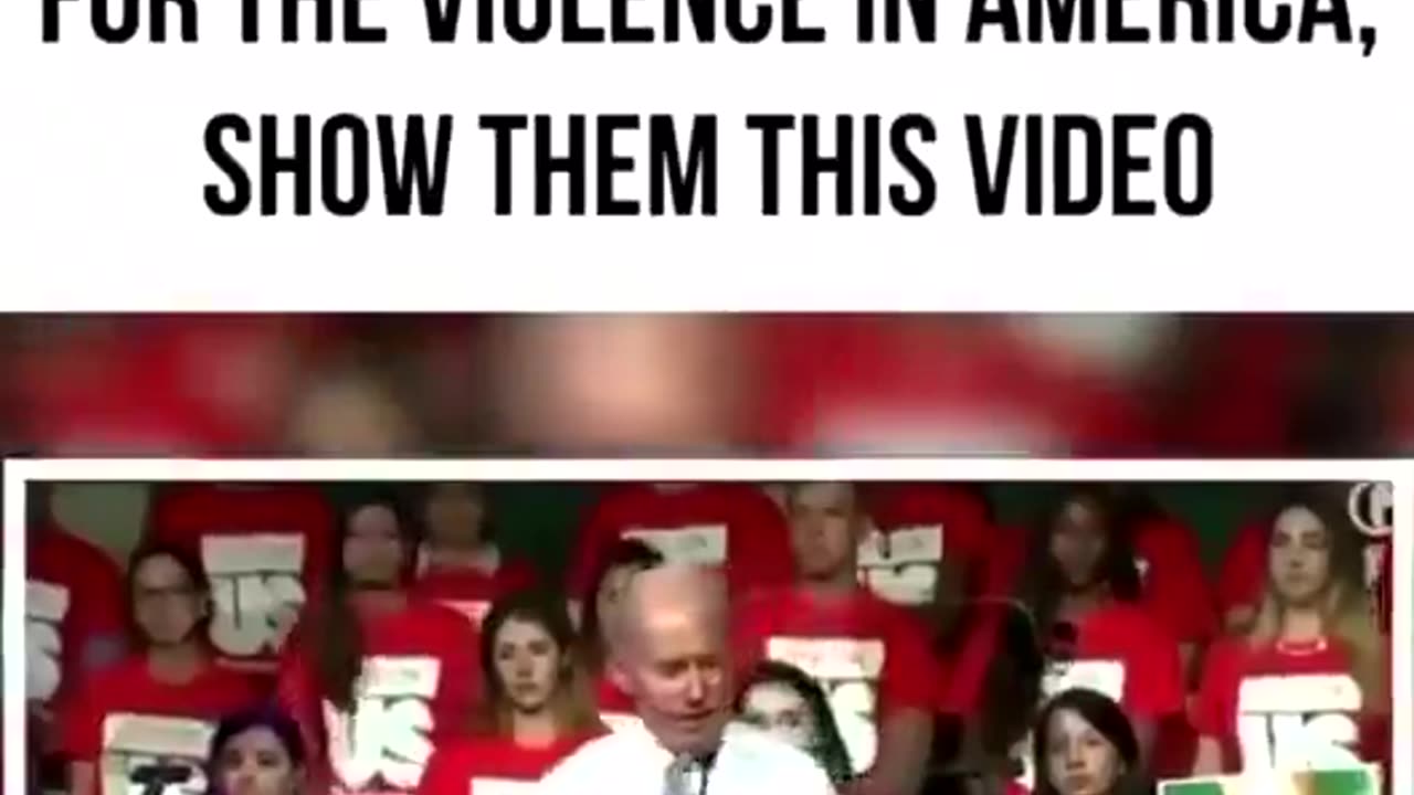 If You See A Democrat Blaming President Trump For Violence In America, Show Them This Video