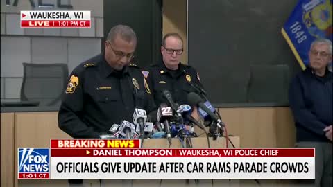 Chief Police Officer updates on WAUKESHA TRAGEDY 5 dead, 48 injured.