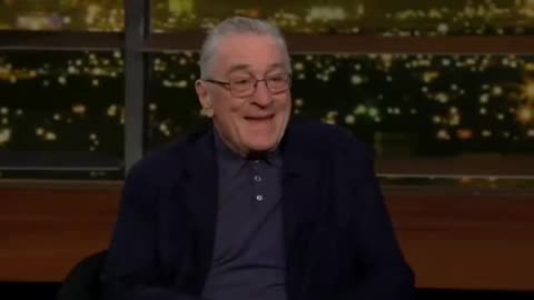 Di Niro on Bill Maher's show.