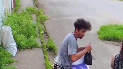 homeless man real super hero