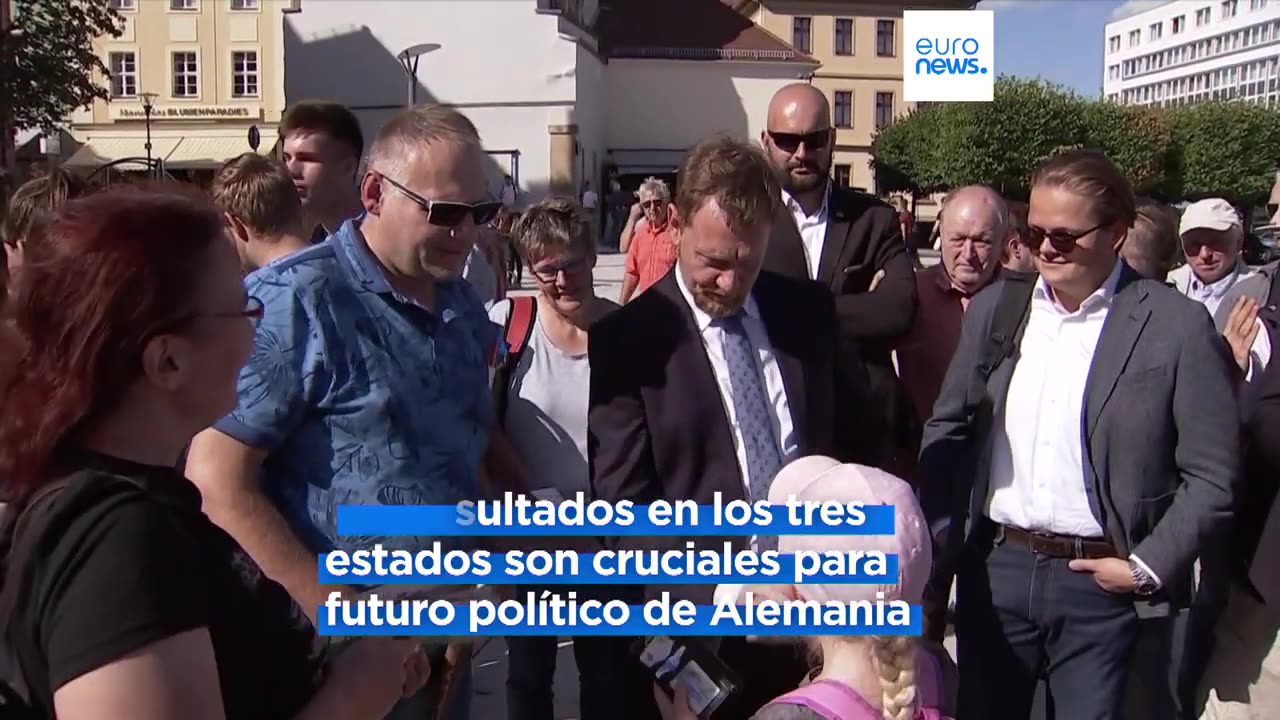 Grandes manifestaciones anti extrema derecha en Turingia antes de las elecciones estatales alemanas