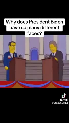 JOE BIDEN'S MANY FACES... A LA BART SIMPSON