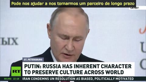 A cultura é o regulador natural do progresso tecnológico-Putin