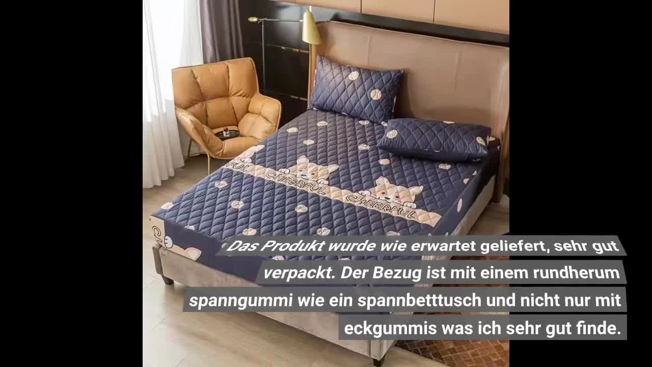Matratzenschoner 90 x 200 cm – wasserdichte Matratzenauflage - Spannbettlaken - geräuschloser