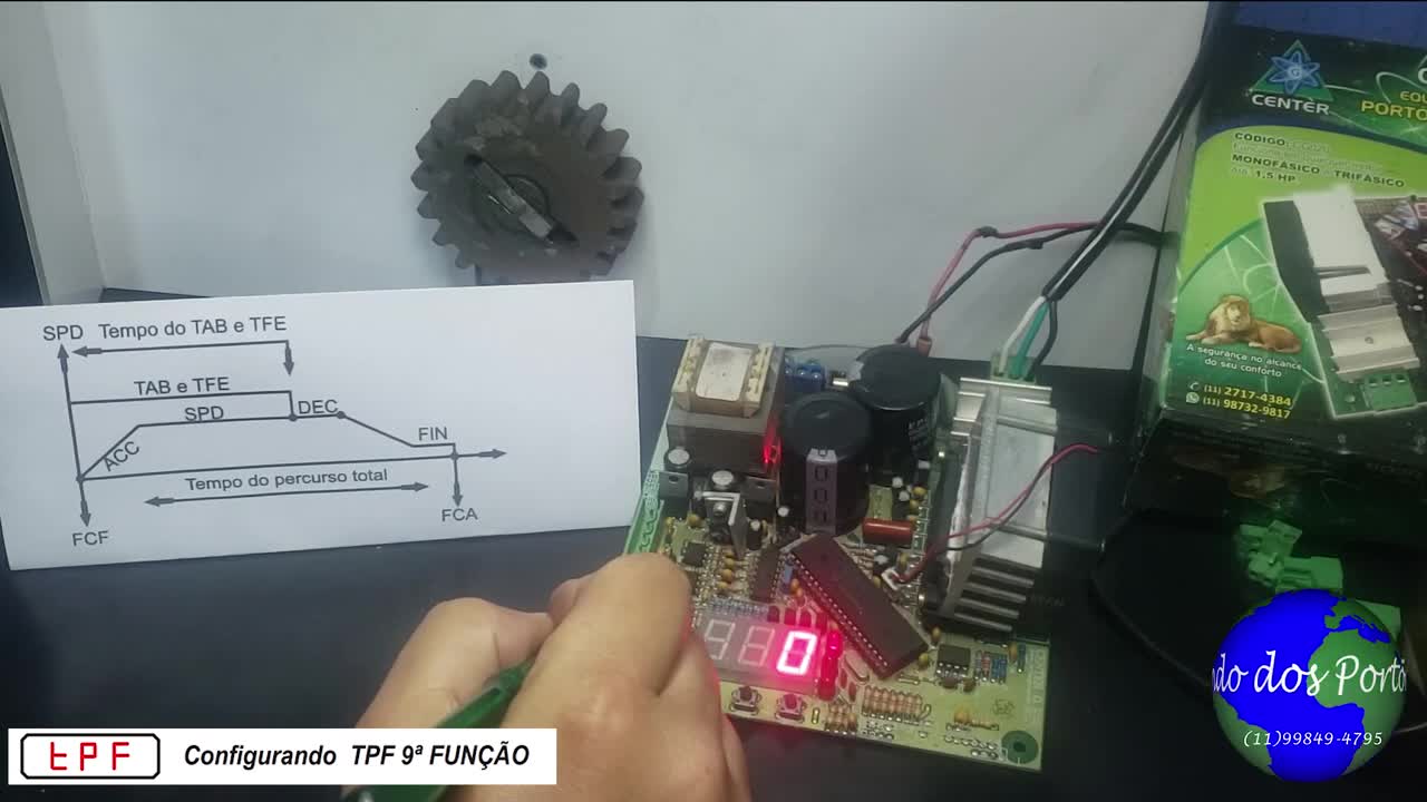 Tutorial da Central de portão Center G 020