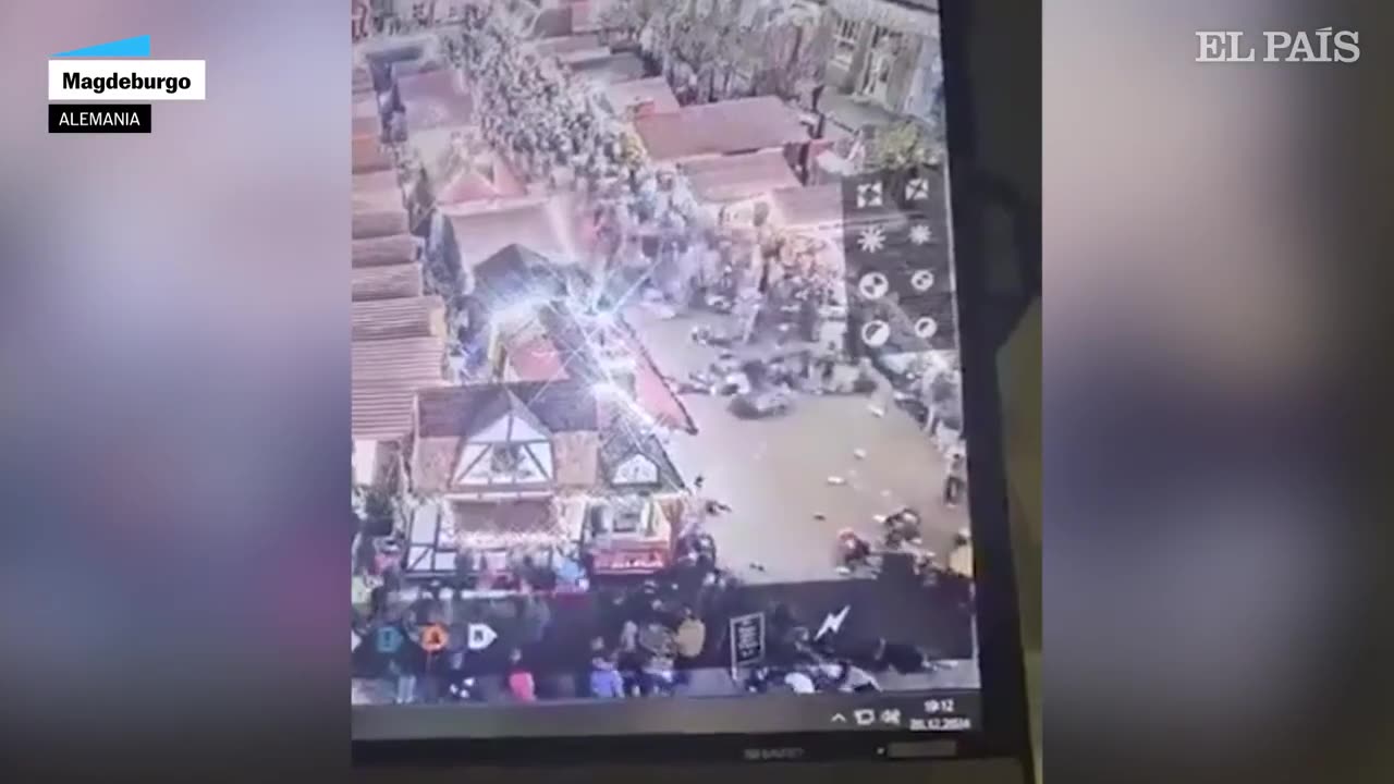 ALEMANIA | El momento del atropello masivo en un mercado navideño de Magdeburgo