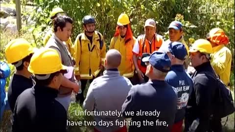 Wildfires rage close to Machu Picchu archaeological site