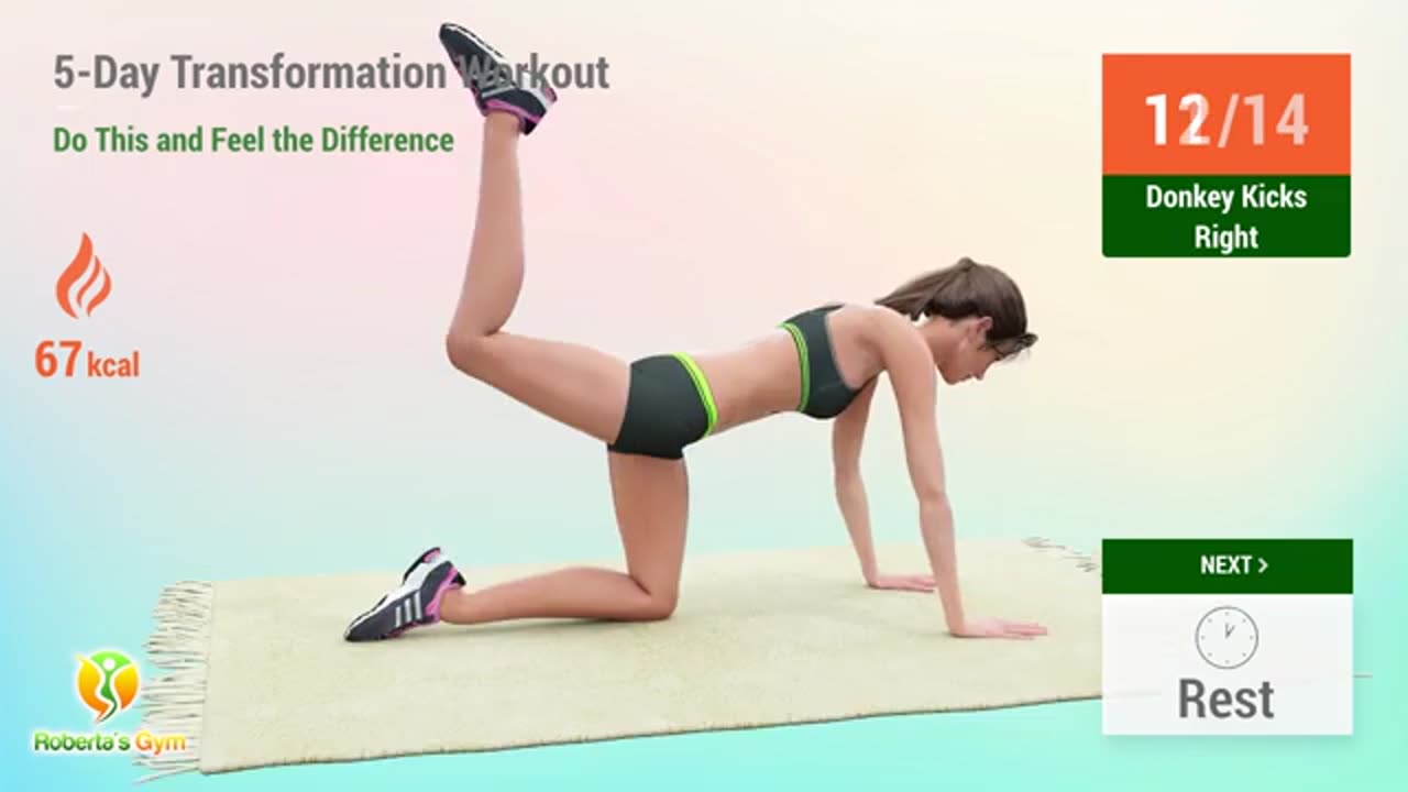 5 Days transformation workout do this and feel the difference in the first few