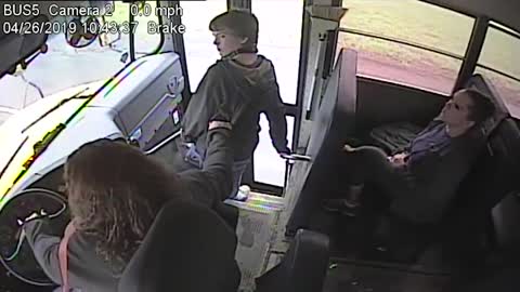 Upstate NY bus driver saves child from passing car