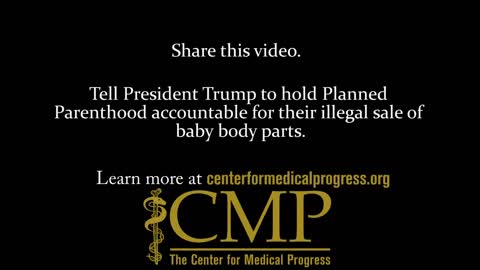 Undercover Planned Parenthood Video