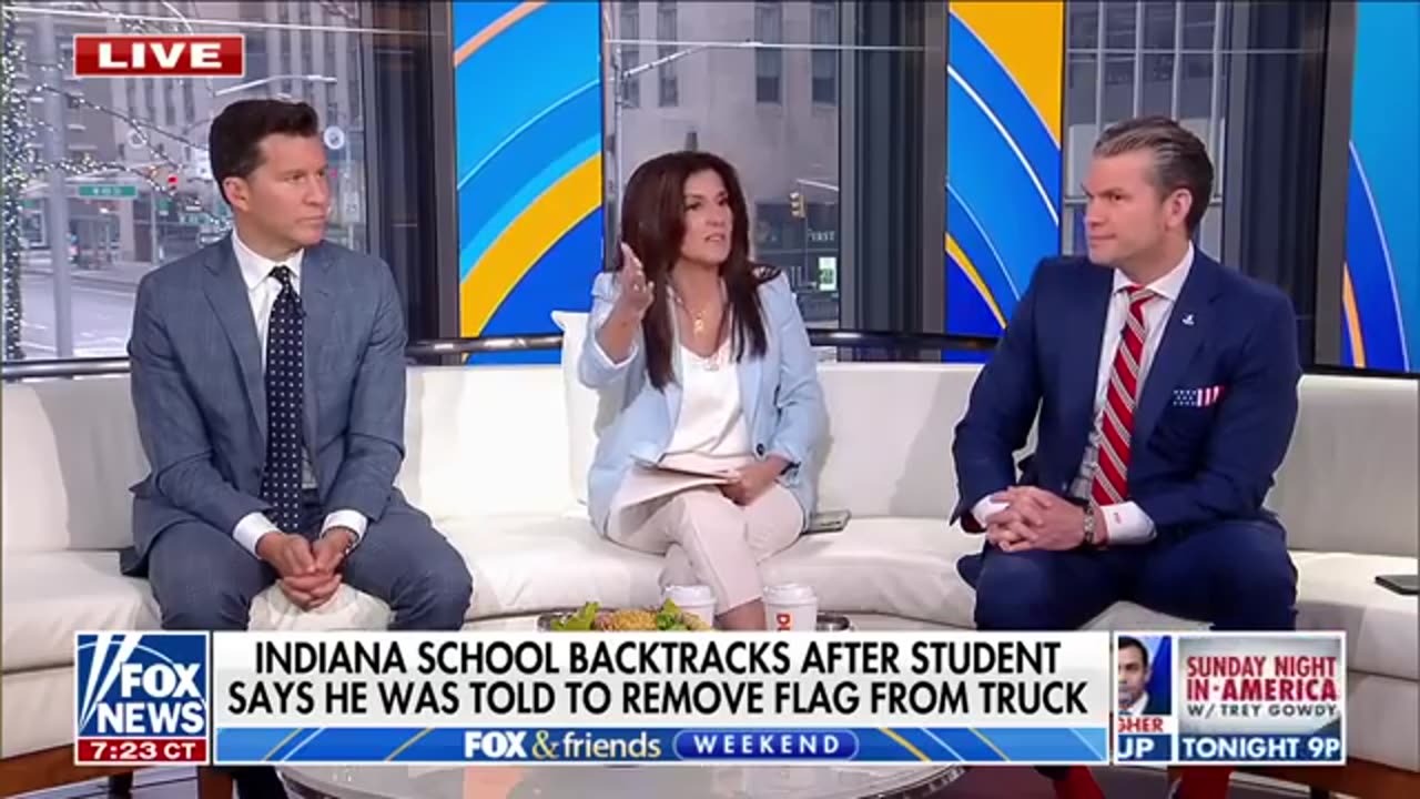 Student refuses to remove flag from truck_ _Not gonna happen_