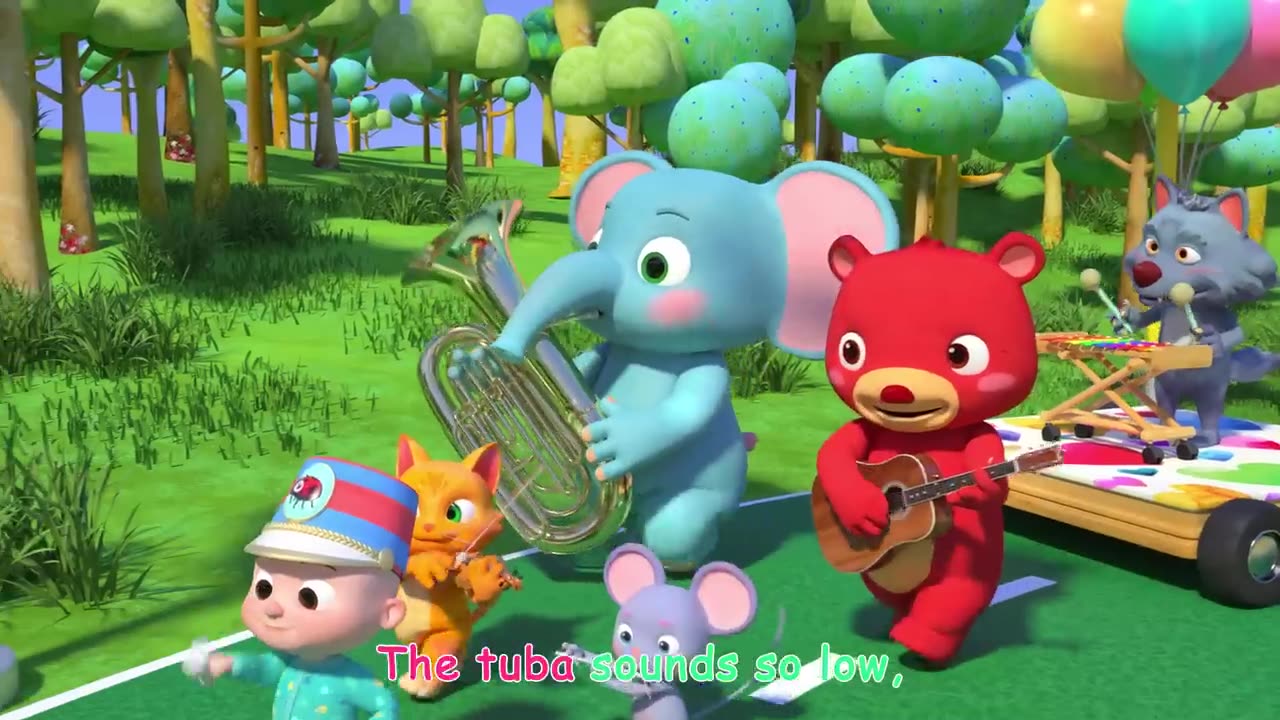 Musical Instruments Song _ CoComelon Nursery Rhymes _ Kids Songs