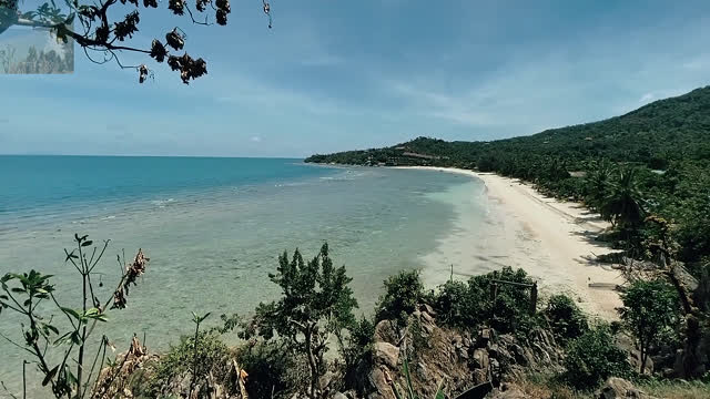 A charming beach