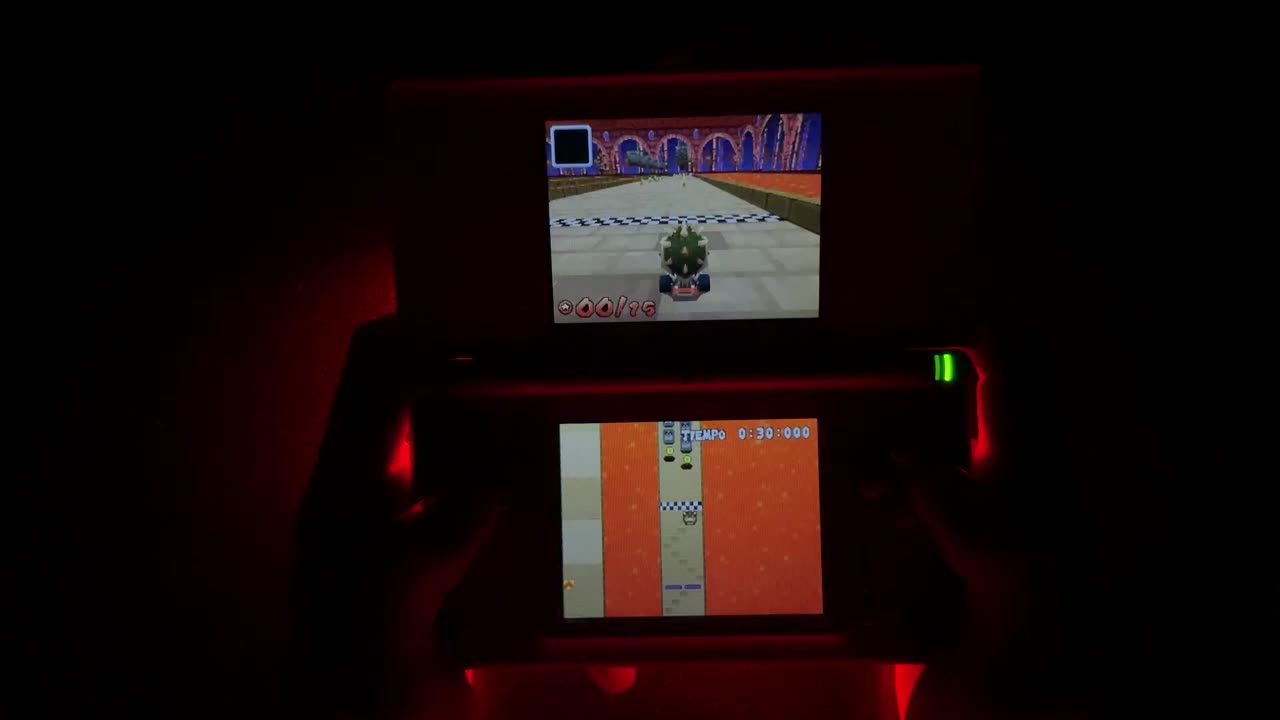 0292-Jugando: mariokart ds, misión 4-4, 4-5, 4-6, nivel 4, misiones