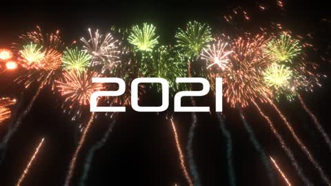 Happy New Year 2021 celebration