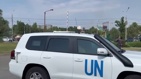 The arrival of the IAEA mission in Zaporizhzhia