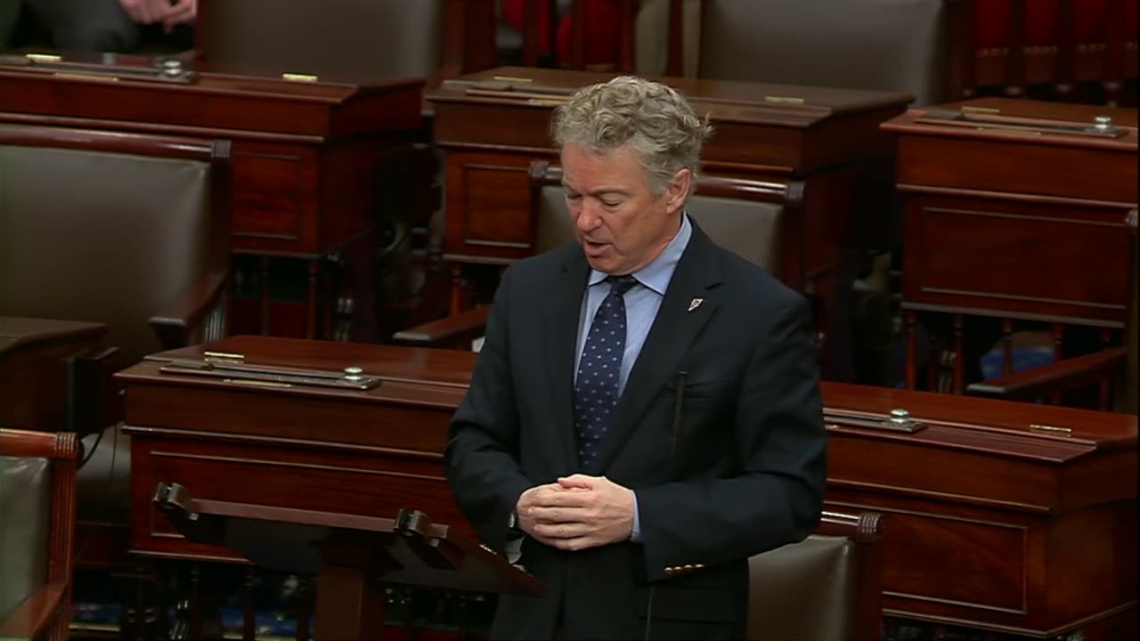 Dr. Rand Paul Speaks Against the "Ukraine First Bill"