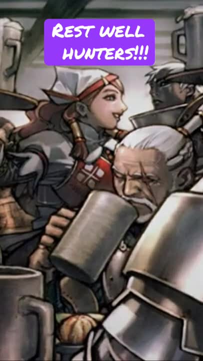 Monster Hunter Guild Hall Theme #monsterhunter #videogamemusic #relaxing #shorts