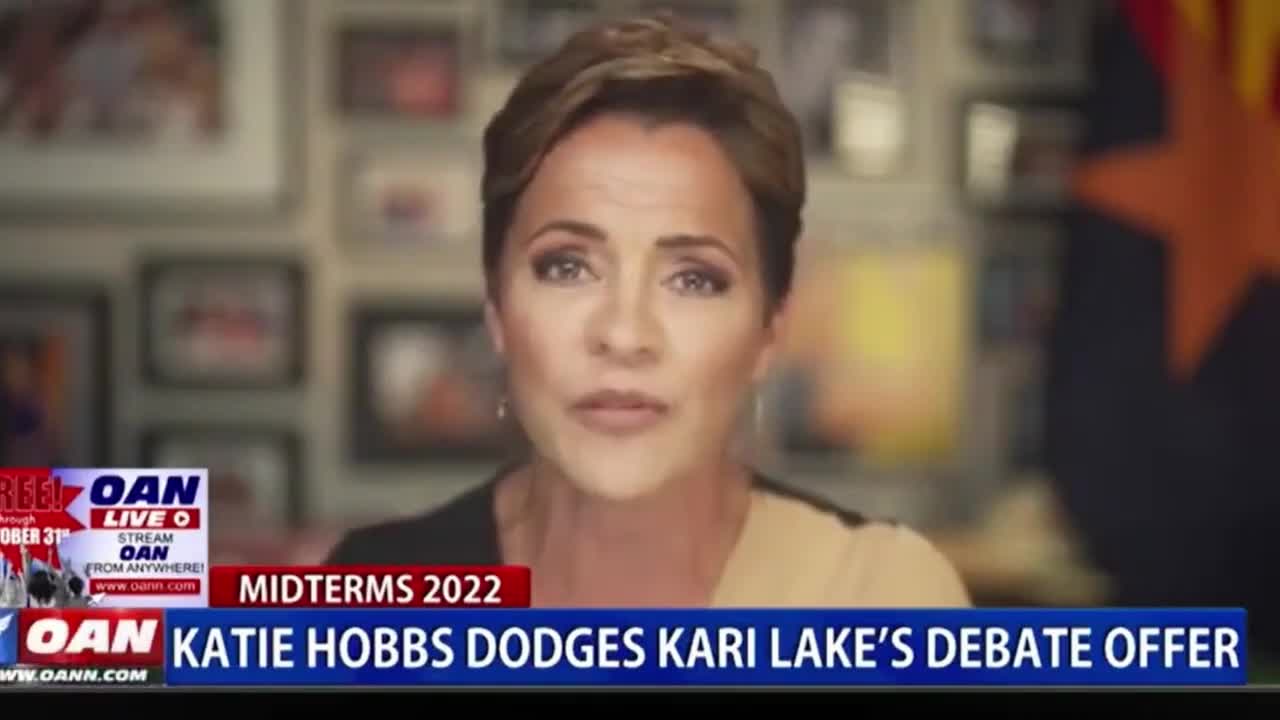 Kari Lake: Katie Hobbs Refuses to Debate Me.