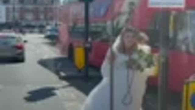 Bride Hitchhikes to Her Own Wedding