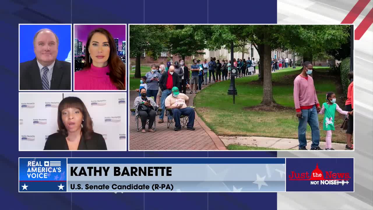 Senate candidate Kathy Barnette (R-PA) says she clawed her way out of poverty & will fight for U.S.