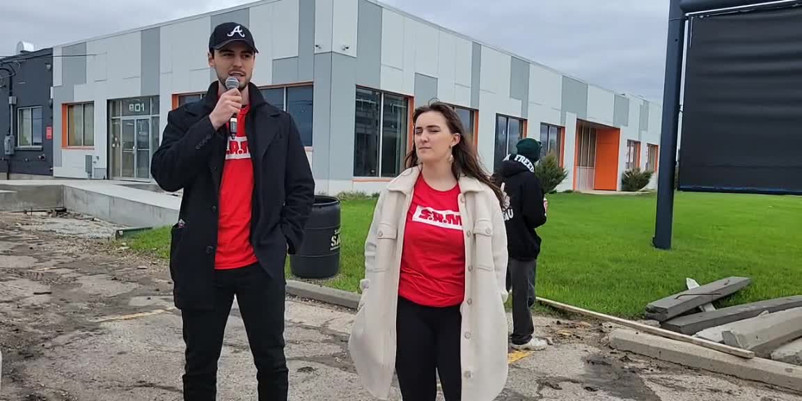 End Federal Mandates Airport Protest - Speakers