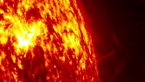 Massive Solar Eruption Close-up