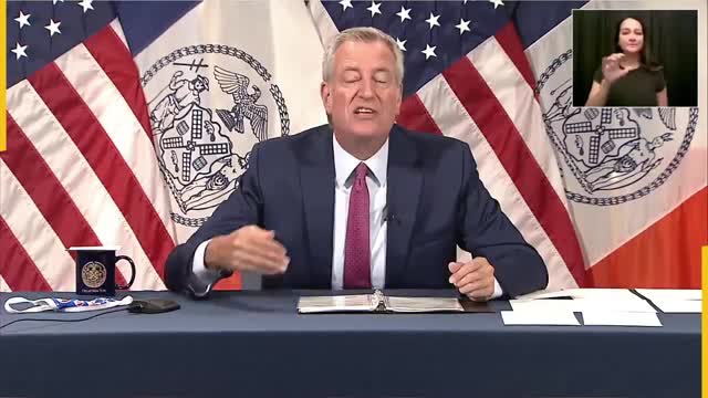 Mayor Bill de Blasio announced vaccine passports requirement