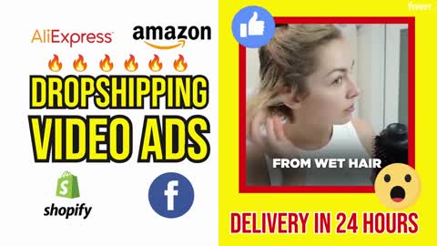 I will create viral dropshipping video ad